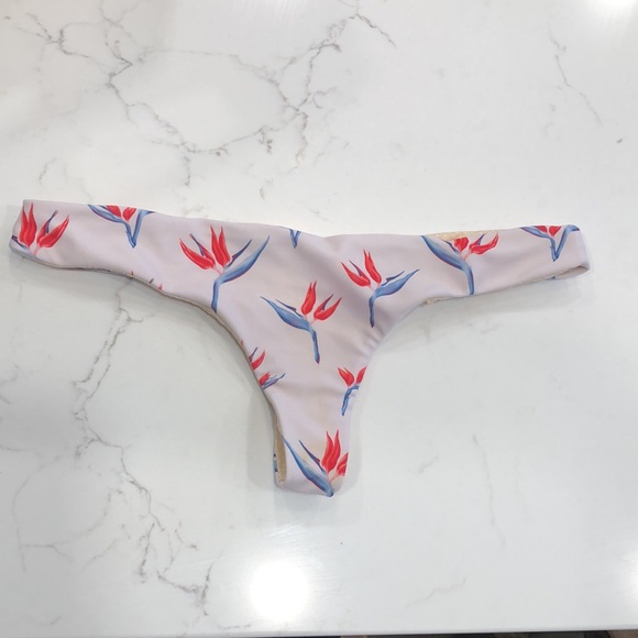 Acacia Santorini Top Birds of Paradise Print Size M - Picture 3 of 3